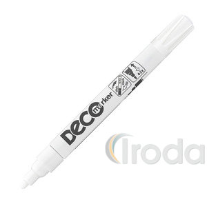 Lakkfilc ICO Deco Marker fehér, 2-4mm