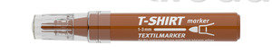 Ico T-SHIRT textilmarker barna