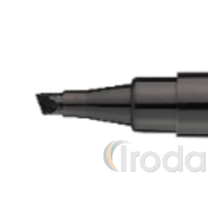 Permanent marker vastag cs&uacute;csos TREND v&aacute;gott v&eacute;gű 1.0-5.0mm fekete