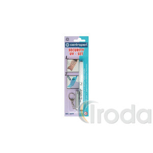 Permanent marker CENTROPEN UV marker 2699 + UV l&aacute;mpa kerek v&eacute;gű, 0,6-1mm