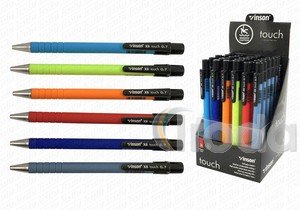Vinson X6 Touch Golyóstoll nyomógombos, vegyes tolltest, kék írás