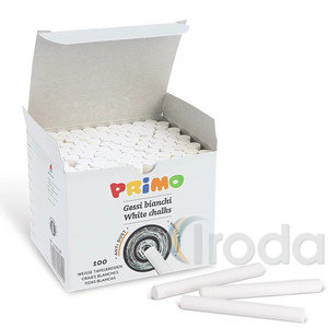 T&aacute;blakr&eacute;ta PRIMO pormentes, kerek feh&eacute;r, 100db-os