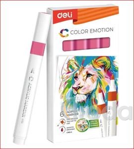 DELI Akrilmarker / színkód: 46 - Rose