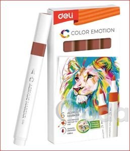 DELI Akrilmarker / színkód: 38 - Brown