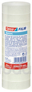 Ragasztószalag Tesa  Basic 15 mm x 33 fm, 10db/ csom
