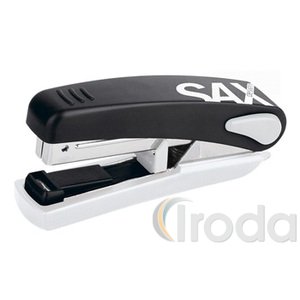 Tűzőgép SAX 519 Design FlatClinch fekete max.20laphoz, kapocs:No.10