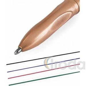 Zebra Smooth 4C Rose Gold Golyóstoll 4 színű