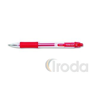 Zselés roller Zebra Sarasa Gel 0,5 piros nyomógombos