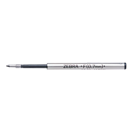 Golyóstoll betét F 1mm kék ZEBRA, fémházas