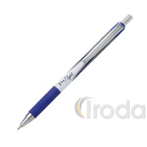 Golyóstoll Zebra Z-Grip Flight, gumifogós, kék írás, 0,27mm írásvastagság