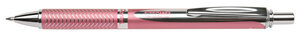 Pentel Energel prémium fém nyomógombos rollertoll rózsaszín test/kék tinta 0.35mm BL407P-A