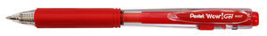 Pentel Zselés rollertoll WoW!GEL háromszög fogózóna 0,35mm piros K437-B