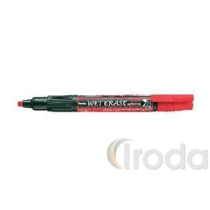Pentel törölhető folyékony kréta vágott hegy, piros SMW26-BO