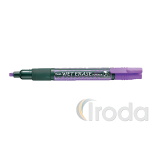 Pentel törölhető folyékony kréta vágott hegy, lila SMW26-VO