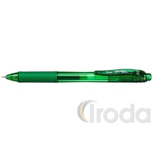 Pentel zselés tűhegyű nyomógomos rollertoll EnerGelX tűhegyű 0,25 mm - zöld