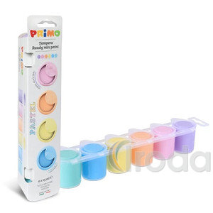 Tempera PRIMO Premium 2534BRP6E 6x25 ml, t&eacute;gelyes pasztell