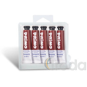 Tempera PRIMO tubusos 440TRA 12ml, barna