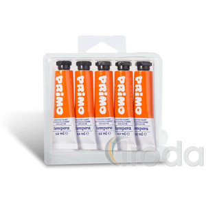 Tempera PRIMO tubusos 440TRA 12ml, narancss&aacute;rga