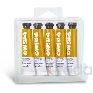 Tempera PRIMO tubusos 440TRA 12ml, okker