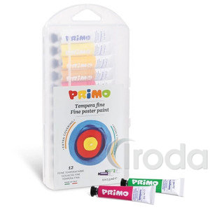 Tempera PRIMO tubusos k&eacute;szlet 245T12PP  12x7,5ml
