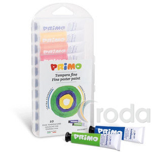 Tempera PRIMO tubusos k&eacute;szlet 444T10SAP  10x12ml