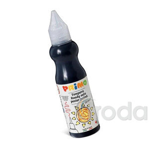 Tempera PRIMO 50ml, finomkih&uacute;z&oacute;val 2001BR50800 fekete