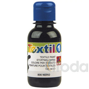 Textilfest&eacute;k PRIMO 410TX125800 125ml fekete