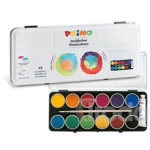 V&iacute;zfest&eacute;k PRIMO 133A12MGM 12x O 30 mm (nagygombos) + ecset + feh&eacute;r tempera