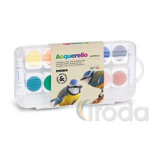 V&iacute;zfest&eacute;k PRIMO HOBBY & PROFESSIONAL 137A24GMH 24x O 30 mm (nagygombos) + ecset + 2db feh&eacute;r tempera