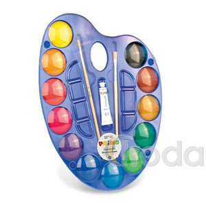 V&iacute;zfest&eacute;k PRIMO 102A12TOM  12x ? 44 mm, + paletta + 2ecset + tempera