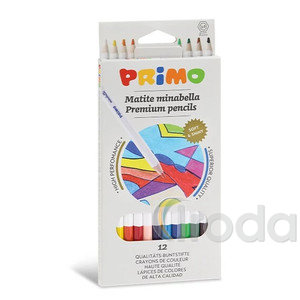 Sz&iacute;nesceruza PRIMO Minabella k&ouml;z&eacute;pvastag, 12db-os k&eacute;szlet