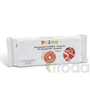 Gyurma levegőn kem&eacute;nyedő 1000g PRIMO 2866MOD1000T terrakotta