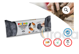 Gyurma levegőn kem&eacute;nyedő 1000g PRIMO 2866MOD1000800 fekete