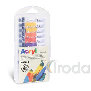 Akrilfest&eacute;k PRIMO HOBBY & PROFESSIONAL 12x7,5ml k&eacute;szlet 407TA12PP