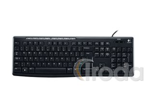 Billentyűzet Logitech K120 Keyboard fekete,USB, HUN