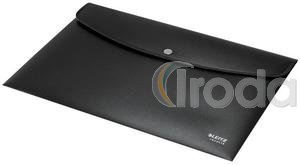 Laitz Recycle irattart&oacute; tasak, A4 PP, fekete 46780095