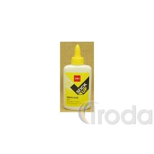Folyékony ragasztó 120ml, fehér, kenőfejes, Deli Stick Up