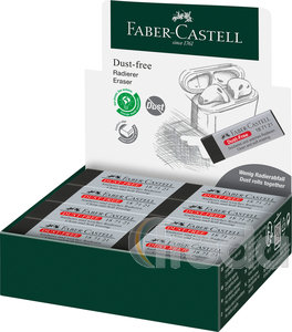 Faber-Castell Radír 20-as forgácsmentes nagy fekete színben