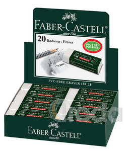 Faber-Castell Rad&iacute;r 7081N pvc-mentes feh&eacute;r sz&iacute;nben