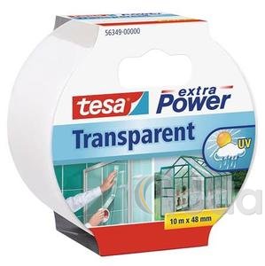 Ragasztószalag, textil erősítésű, 48 mm x 10 m, TESA, Extra Power, átlátszó