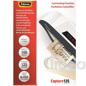 Fellowes Lamináló fólia A/7+ 125mic. 83x113 mm