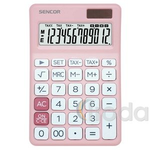 Sz&aacute;mol&oacute;g&eacute;p Sencor SEC 381 TAX PINK, asztali 12 digit