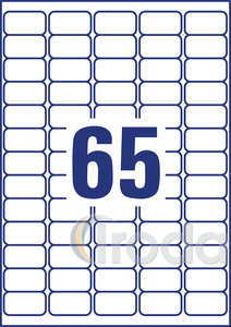 Avery átlátszó címzés etikett 38 x 21,2 mm  25 ív/csomag