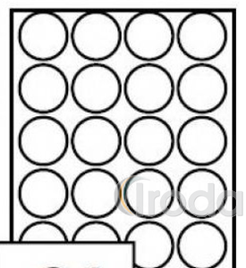 Köretikett 50mm 20 cimke/lap 100lap