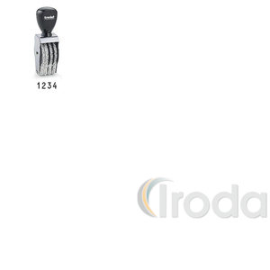 Trodat 1594 kézi számbélyegző szám: 9 mm,  4 szalag