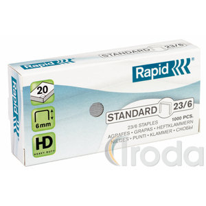 Tűzőkapocs Rapid 23/6 1000db/doboz 24869100