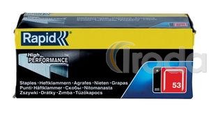 Rapid 53/8 tűzőkapocs, horganyzott, 5000db/doboz