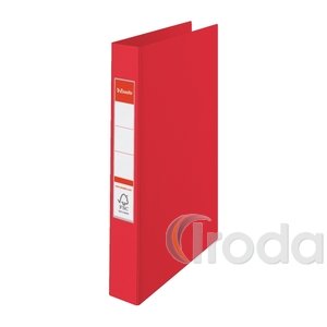 Gyűrűskönyv Esselte Standard A4 4,2 cm 2-gyűrűs VIVIDA piros 14451