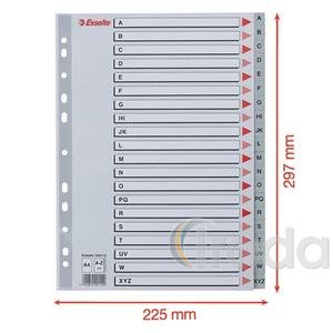 Regiszter Esselte A4 A-Z műanyag 100112