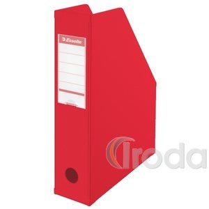 Iratpapucs Esselte 8cm hajtható PVC VIVIDA piros 56003